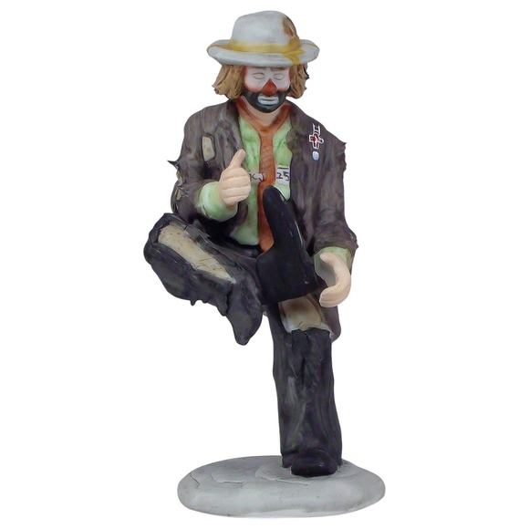 Emmett Kelly Jr. Other - Flambro Emmett Kelly Jr Clown Figure "A Hole in the Sole" Box/COA Mint 1987 VTG